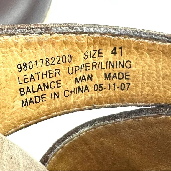 Dansko Susana Clogs 41 Brown Leather Slip On Mules Shoes Womens