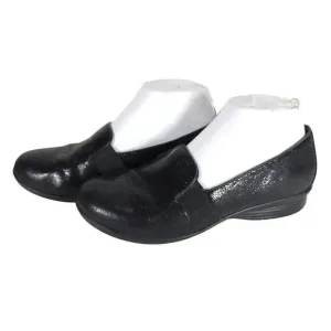 Dansko Women's Addy Black Crackle Leather EU37 US6-6,5 Slip On Loafers Shoes