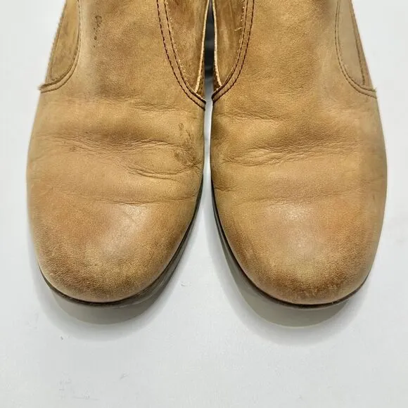 Dansko Women's Tan Liberty Burnished Leather Ankle Bootie EUR Size 37, US 6.5