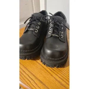 dELiAs Dolls Kill Oxford Platform Chunky Teen Craft Shoes Lace Up Black‎ Size 8M