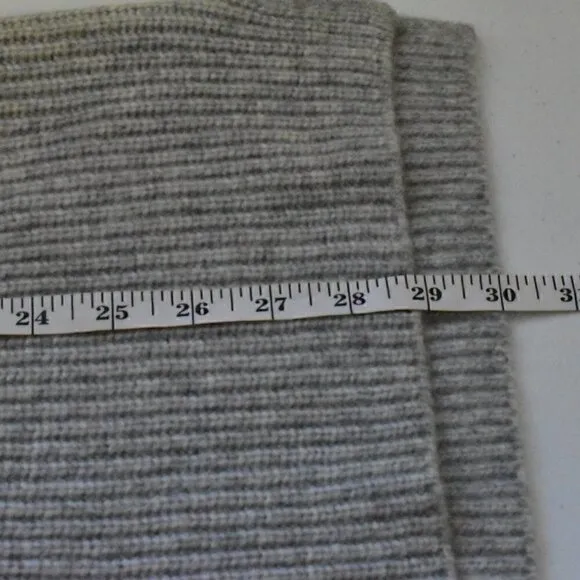 Design History Long Sleeve Gray Pullover Sweater Top Dress Size OS