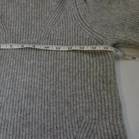 Design History Long Sleeve Gray Pullover Sweater Top Dress Size OS