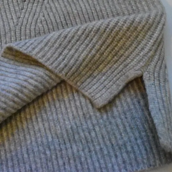 Design History Long Sleeve Gray Pullover Sweater Top Dress Size OS