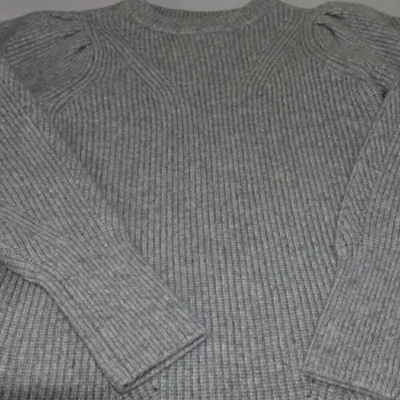 Design History Long Sleeve Gray Pullover Sweater Top Dress Size OS