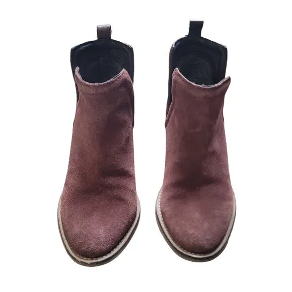 DIBA.True Brown Cut Out Leather Ankle Booties Women's Size 6
