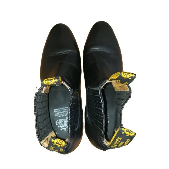 Diego’s Botines Black Leather Pull On Chelsea Boot Size MX 26/US Men 7.5 Women 9