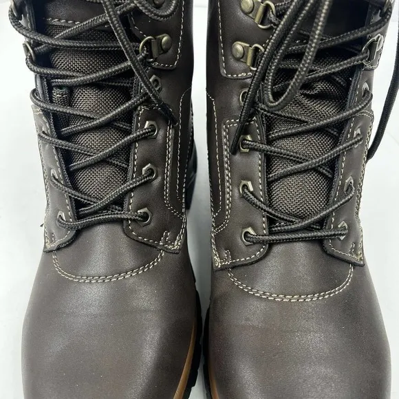 DieHard Brown 8&quot; Soft Toe Work Boot Size 11 Water Resistant 3M Thinsulate