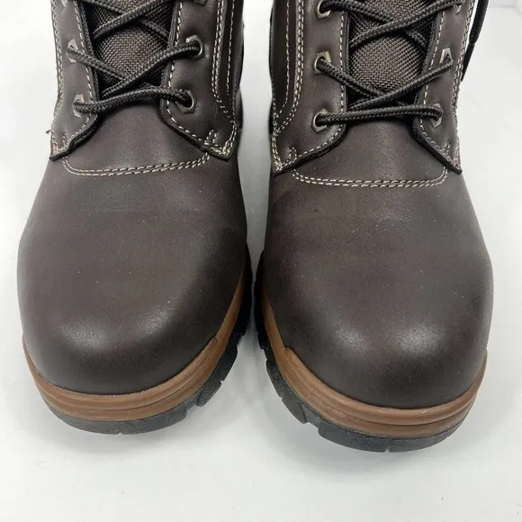 DieHard Brown 8&quot; Soft Toe Work Boot Size 11 Water Resistant 3M Thinsulate