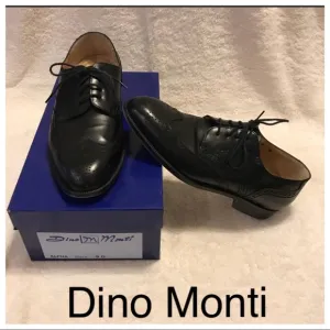 Dino Monti 9D black leather loafers
