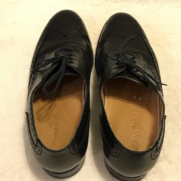 Dino Monti 9D black leather loafers