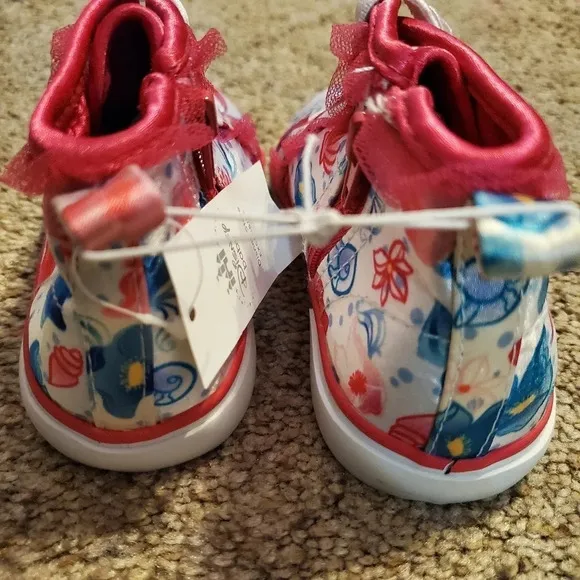 Disney Baby Ariel Mermaid Hi Top Sneakers 2 YRS