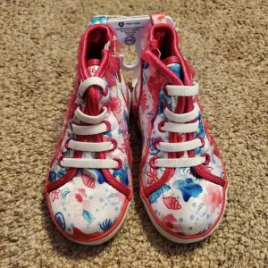 Disney Baby Ariel Mermaid Hi Top Sneakers 2 YRS