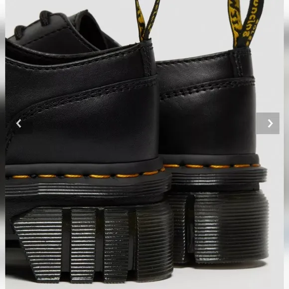Doc Martens Audrick Nappa Leather Platform Shoes