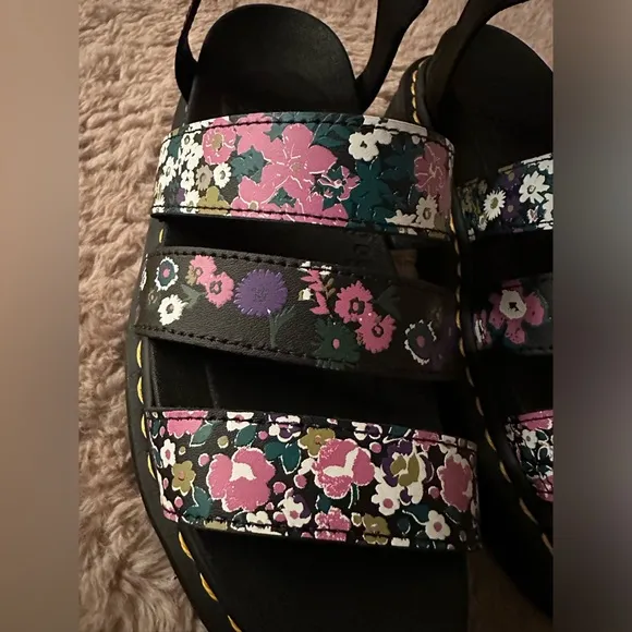 Doc Martens floral sandals