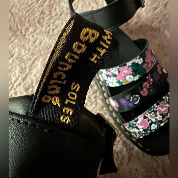 Doc Martens floral sandals