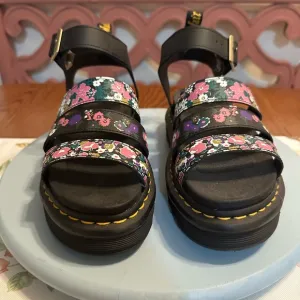 Doc Martens floral sandals