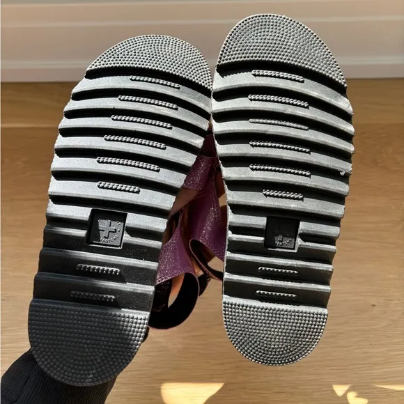 Doc Martens Junior Klare Glitter Sandals