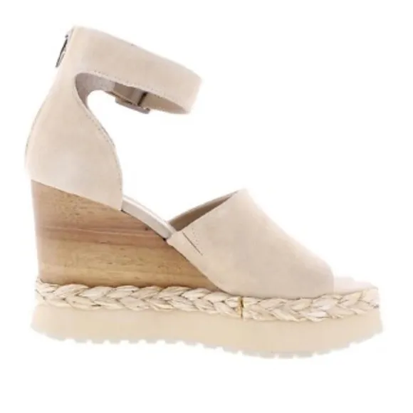 Dolce Vita PARLE Biscuit Ankle Strap WEDGE Sandals 8.5