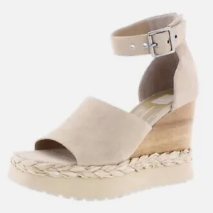 Dolce Vita PARLE Biscuit Ankle Strap WEDGE Sandals 8.5