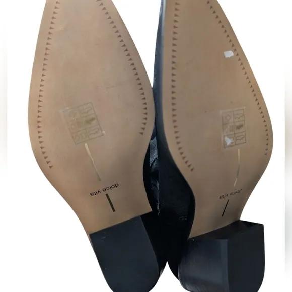 Dolce Vita Samare Black Western Cowboy Boots... Size 6.5