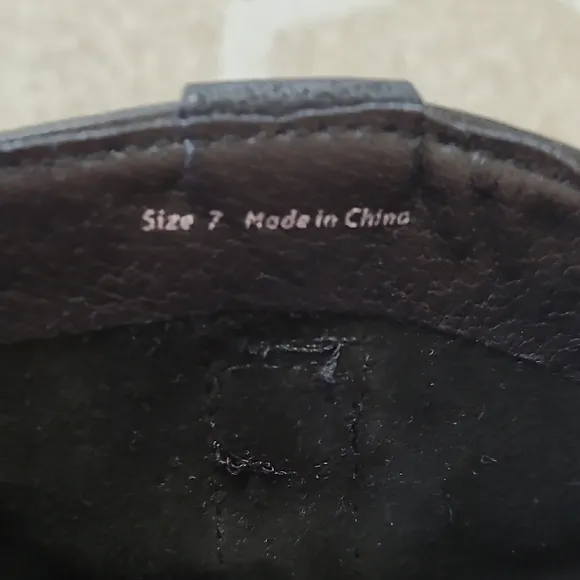 Dolce Vita 'Silma' Black Leather Western Ankle Booties - Size 7