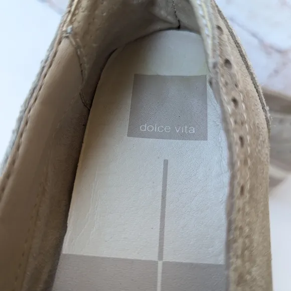 Dolce Vita Women's Suede Gray Platform Shoes