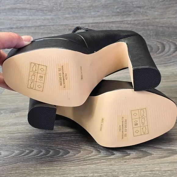 Dolls Kill Yours Conditionally Heeled Mary Jane Pumps Women's 5.5 Vegan Platform