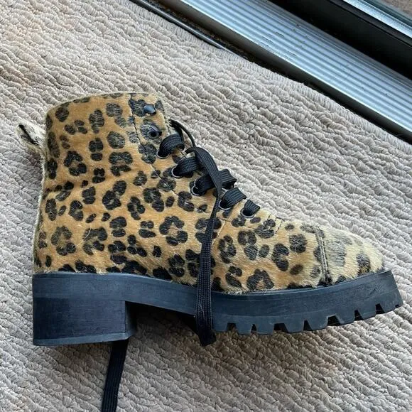 Dollskill current mood leopard boots furry