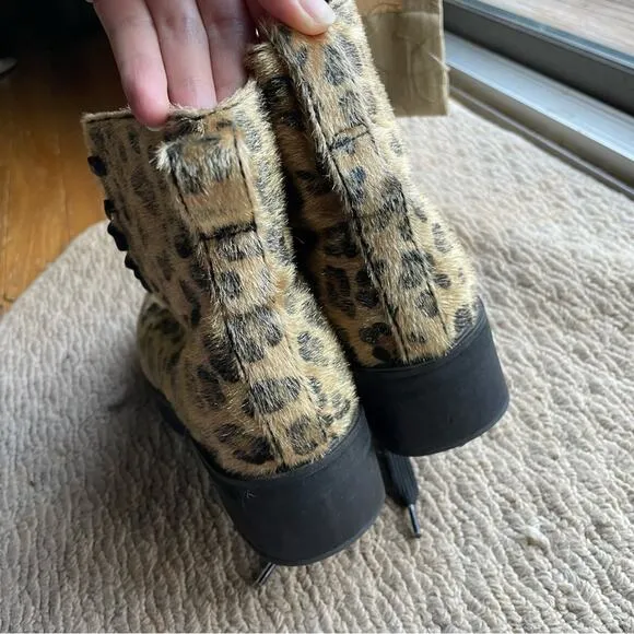Dollskill current mood leopard boots furry