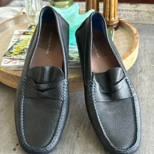 Donald J Pliner Navy Driving Loafers Size 12