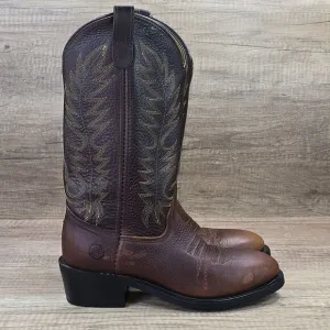 Double H Men’s Size 7D Brown Western Work Wear Boots (1546) NEW WITH DEFECTS