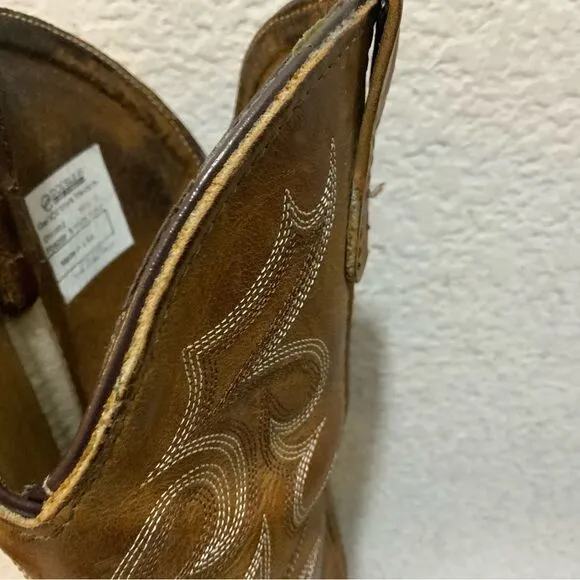 Double H Dylan 12” Brown Leather Western Work Boots Men Size 10.5 D Made In USA