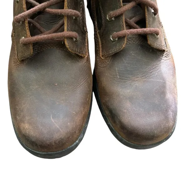 Dr. Comfort Boss 9520 Men's Brown Leather Lace Up Ankle Work Boots Size US 10.5W