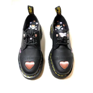 Dr. Doc Martens 1461 Quad Heart ❤️ Platform Derby Oxford $190 Romantic Grunge 7