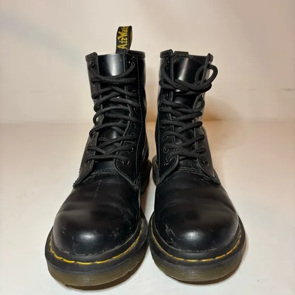 Dr. Martens 1460 Boots Women's Size 6 Black Leather Classic Casual Emo Punk Goth