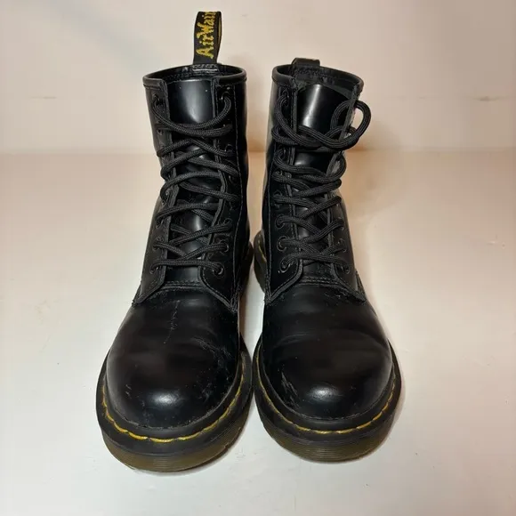 Dr. Martens 1460 Boots Women's Size 6 Black Leather Classic Casual Emo Punk Goth