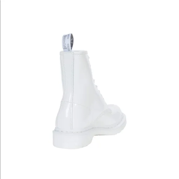 Dr Martens 1460 MONO PATENT LEATHER LACE UP BOOTS- NO BOX