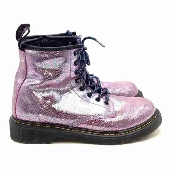 Dr. Martens 1460 Pascal Snake Metallic Purple Casual Boot