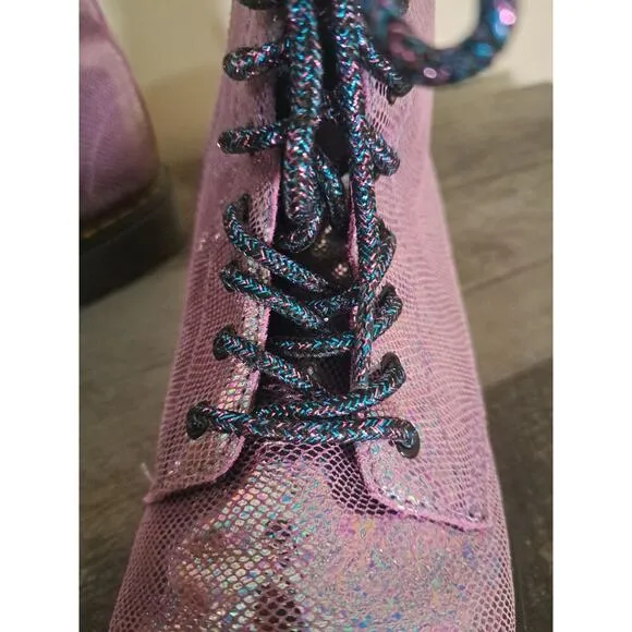 Dr. Martens 1460 Pascal Snake Metallic Purple Casual Boot