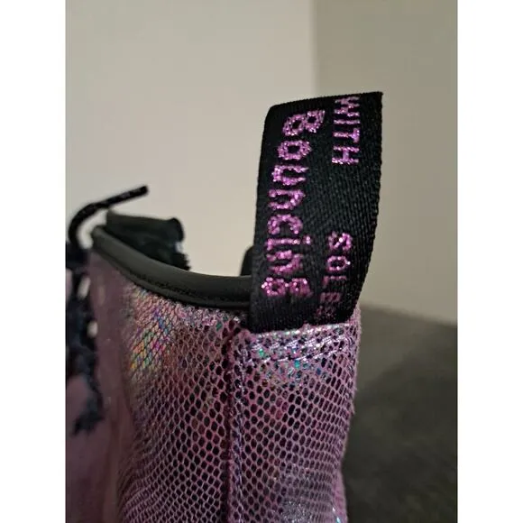 Dr. Martens 1460 Pascal Snake Metallic Purple Casual Boot
