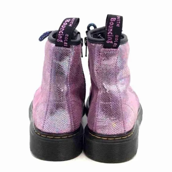 Dr. Martens 1460 Pascal Snake Metallic Purple Casual Boot