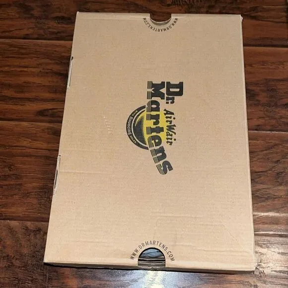 Dr. Martens 1460 Pascal Gunmetal Vegan Boots New In Box Casual Grunge Combat