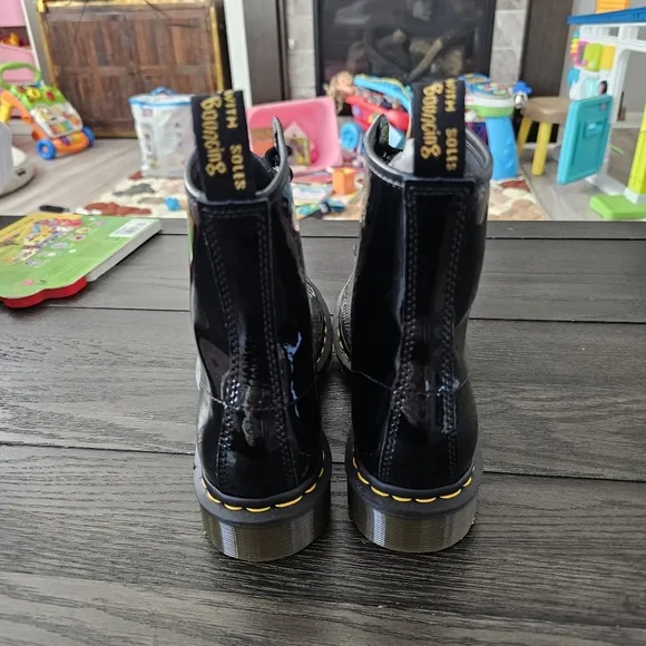 Dr. Martens 1460 Women's Patent Leather Lace Up Boots