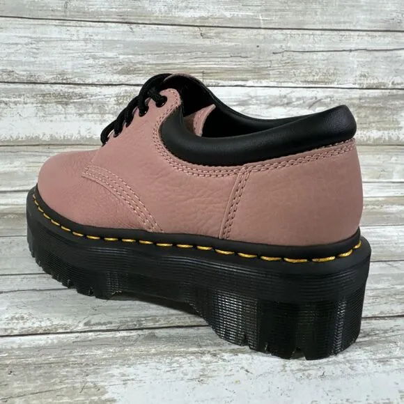 Dr. Martens 8053 Quad Women's Size 5 Men's 4 Pink/ Peach Leather Platform Shoe