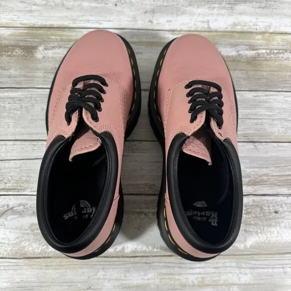 Dr. Martens 8053 Quad Women's Size 5 Men's 4 Pink/ Peach Leather Platform Shoe