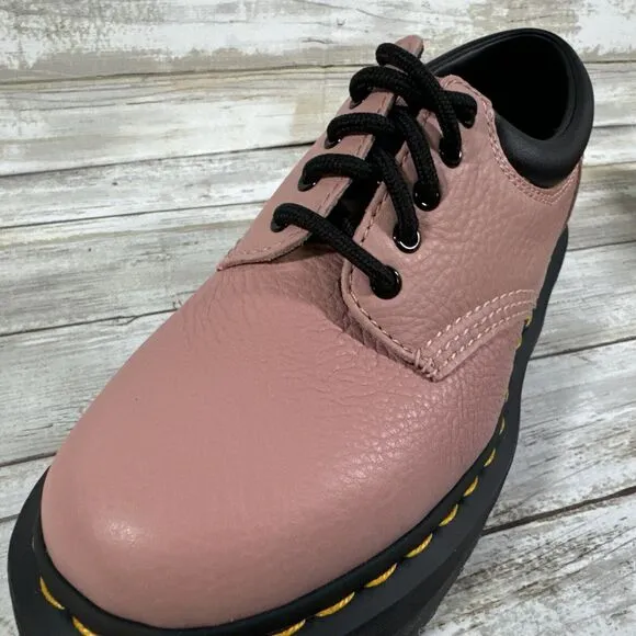 Dr. Martens 8053 Quad Women's Size 5 Men's 4 Pink/ Peach Leather Platform Shoe