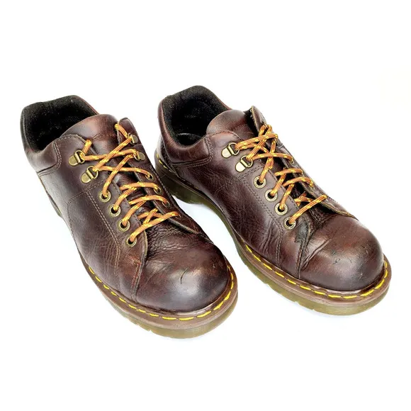 Dr. Martens 8312 Brown Leather Flex Link Bex Sole Grizzly Work Shoe Mens Size 13