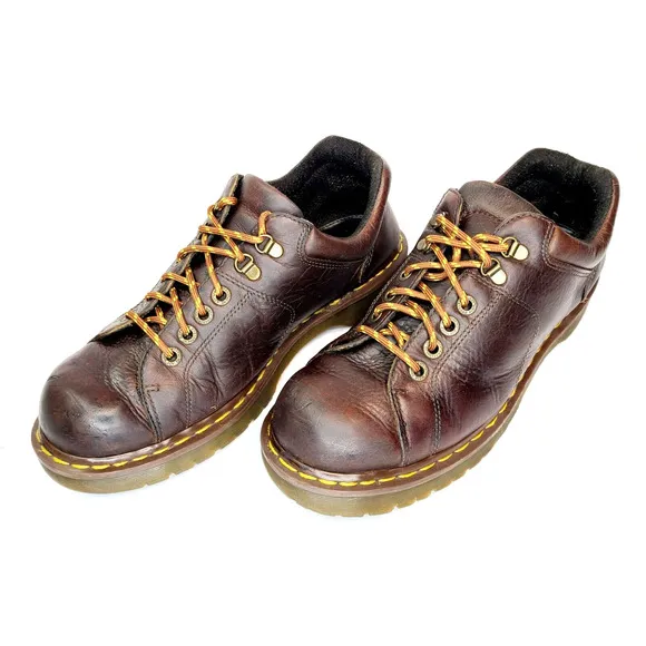 Dr. Martens 8312 Brown Leather Flex Link Bex Sole Grizzly Work Shoe Mens Size 13