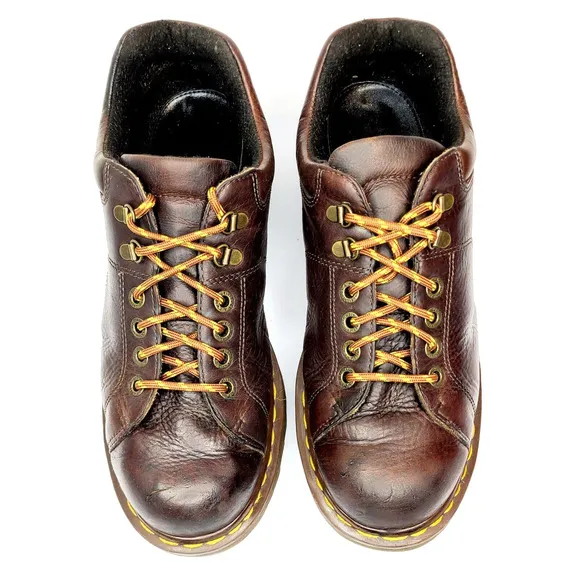 Dr. Martens 8312 Brown Leather Flex Link Bex Sole Grizzly Work Shoe Mens Size 13