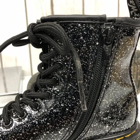 Dr. Martens Air Wair With Bouncing Soles Girls Boots Size 1 NWOT